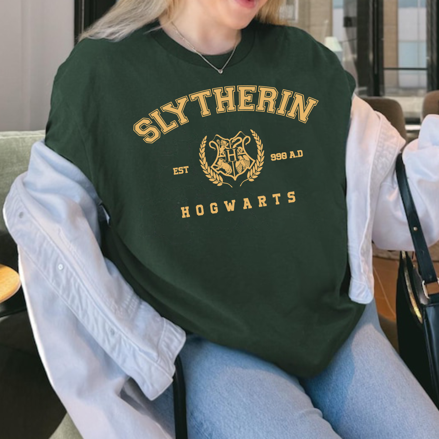 Harry House Shirt for Fans | Hogwarts Crest Unisex Tee