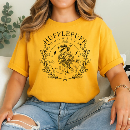 Hogwarts House Book Lover Shirt – Cozy Reader Fantasy Tee